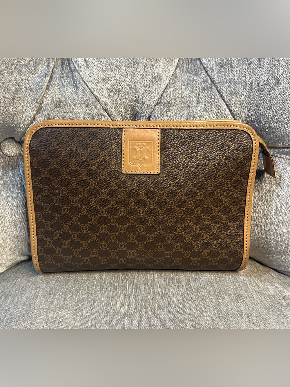 Authentic Celine Macadam Vintage Clutch - EUC